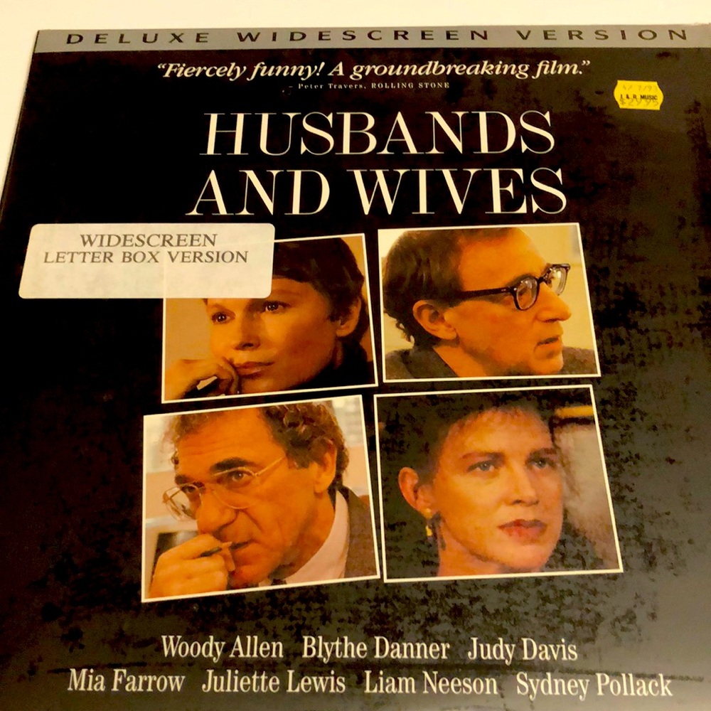 HUSBAND AND WIFES LAZER DISC